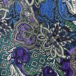 Maggie Barnes Colorful Floral Paisley Pullover 3/4 Sleeve Blouse Size 5X Photo 3