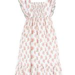 Dondolo Gracie Floral Midi Dress Sz. XS White Photo 0