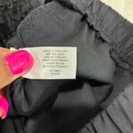 Lane Bryant Maxi Skirt Tiered Poplin Elastic Waist Pockets Black Plus Size 26/28 Photo 2