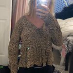 Hollister Cheetah Crop Top Photo 2