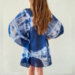 Bijoux Terner  Blue Tie dye beach cover-up Photo 1