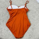 Michael Michael Kors MK one piece Swimsuit Terracotta Orange Women's 12 ruched Photo 10