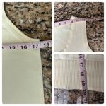 Womens Pale Yellow Scoop Neck Wool Sweater Vest L Preppy Academia Golf Tennis Size L Photo 3