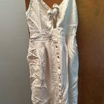 EXPRESS Ivory Smocked Blouse Photo 0