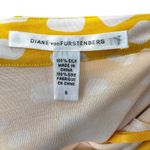 Diane Von Furstenberg DVF  Silk‎ Maxi Dress 6 Yellow Halter Resort Evening Photo 3