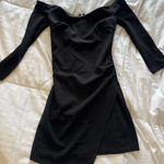 Lulus Lulu Black Off The Shoulder Mini Dress Photo 0