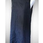 Bellambia Dress Linen Blue Eyelet Trim Italy Beach Boho Bow Lagenlook Coverup M‌ Size M Photo 0
