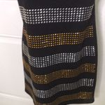 Bongo Strapless  Studded Metallic L Black & Gold Photo 4