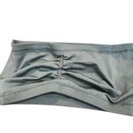 Aerie  AE Dark Green Ribbed Real Good Bandeau Strapless Bra Top Size Medium Photo 4