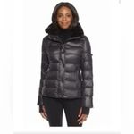 S13/NYC Mercer Black Retractable Hood Faux Fur Trim Down Puffer Coat Jacket S Photo 1