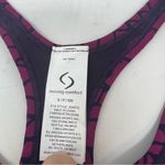 Moving Comfort  Switch it up Racer sports bra in Currant Woven size S Small NWT Photo 6