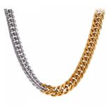 Double Color 316L Stainless Steel Chain Necklace Photo 0