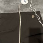 Michael Kors  Black Pull-on Pants Stretch Size Small Emblem And Split Ankle Photo 7