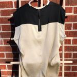 Helmut Lang  Black and Gravel Cream Silk Top - size Medium Photo 8