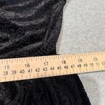 CHRIS & CAROL PLUS Burnout Velvet Paisley Midi Dress Bell Sleeve Womens 1X Black Photo 11