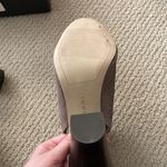 Tahari NEW  Taupe Grey Margaret Perforated Suede Block Heel Sandals Shoes 8 NIB Photo 7