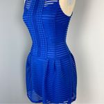 Warren On King Women's Striped Sleeveless Dress Blue Size S Photo 3