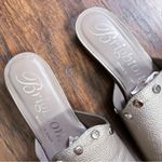 Brighton  • Night Sandals leather studded slides Zinc Pearl made in Italy Photo 4