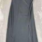 Forever 21  Dress Small Midi Long Sexy Black‎ Bustier Formal Event High Slit Goth Photo 8
