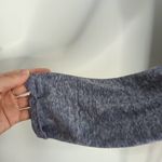 J.Crew  Womens‎ Top 3/4 Sleeve Crystal Jeweled Cotton Blend Round Neck Gray S Photo 4