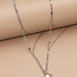 silver star necklace Photo 1