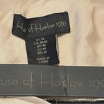 House of Harlow 1960 x Revolve two tone beige & black satin cutout slip dress M Size M Photo 7