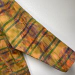 MYCRA PAC One Designer Orange Rain Jacket Coat Striped Zip Up Womens Petite Size undefined Photo 5