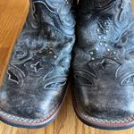 Laredo  Spellbound‎ Leather Boots Brown Square Toe Women 9M Western 5660 Cut-out Photo 1