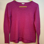 Smartwool Purple V-Neck Long Sleeve Knit Sweater S Photo 0