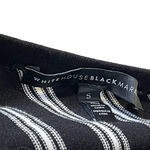 White House | Black Market  T-Shirt Top Size Small Black With White‎ Stripes Womens Photo 5