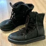UGG Boot LODGE Water resistant Suede Black size 5 NWT Photo 0