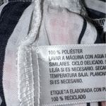 Merona really nice white blouse with black stripes! Ruffled at hem. NWT Photo 7