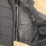 Gap Womens L Puffer Vest Black Sleeveless Quilted Snap Button Down Warm Casual Photo 5