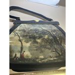 Jean Baptiste Camille Corot's painting, Souvenir de Mortefontaine Silk Handbag Photo 4