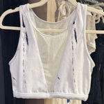 Varley  mesh detail cropped workout top Photo 0