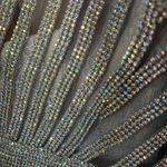 Milano Formals  Silver Sleeveless Prom Gown Photo 7