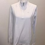 Paradox Activewear Paradox Womans XL White 1/4 zip pullover athletic Long Sleeve Shirt Running Gym Photo 0