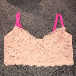 PINK - Victoria's Secret VS PINK Peach/Pink Lace Bustier Photo 0