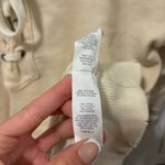 Aerie  Lace Up Oversized Crew Sweatshirt Cream Photo 7