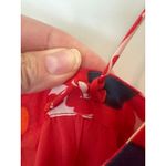 RHODE Rhonda Red Floral Organic Cotton Mini Dress NWT Size 8 Photo 13