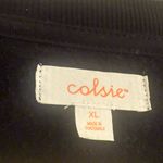 Colsie Black Fleece Summer Lounge Sweatshirt Photo 4