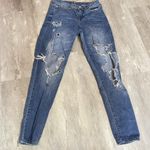Rewash Bemore Denim Jeans Women's Size 7 Distressed Blue Skinny Ankle Bag‎ 5 Photo 0