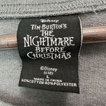 Disney NWT  Jack Skellington Sequin Light Sweatshirt Size L Gray Halloween‎ Theme Photo 3