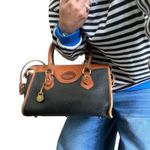 Dooney & Bourke  Top Handle Black Leather Bag Photo 5