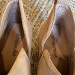 Jeffrey Campbell  Rosee Beige Taupe Suede Pull-On Ankle Boot Stacked Heel Sz 7.5 Photo 5
