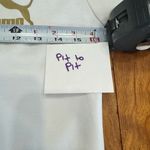 Puma  Track Jacket in White and Gold Sz Small Photo 6