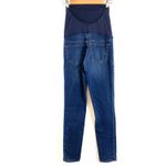 Madewell Maternity Mama Pregnancy Over-the-Belly Skinny Jeans in Danny Wash-25 Photo 7