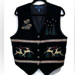 Karen Scott  Elegant Black Vest Photo 5