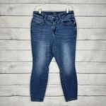 Judy Blue Skinny Fit High Waist Front Yoke JB88364 Plus Size 18W Blue Jeans Photo 1