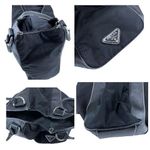 Prada Leather/Nylon Buckled Satchel Tote Bag Photo 4